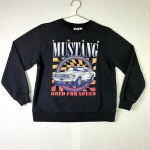 Ford Mustang Car Sweatshirt Size S Graphic Print Official Licensed
